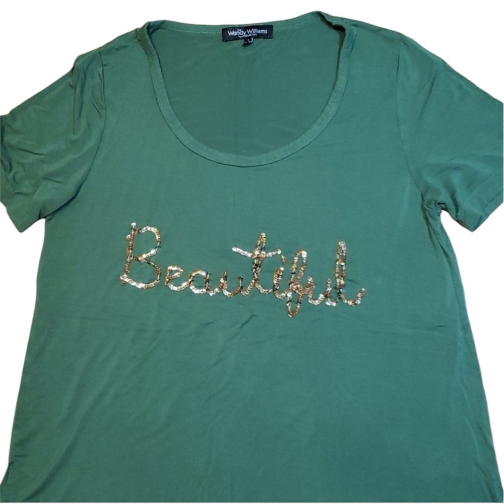 " Beautiful " green shirt,  soft, Small